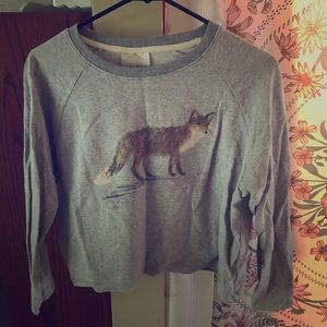 Fox Crop Sweater